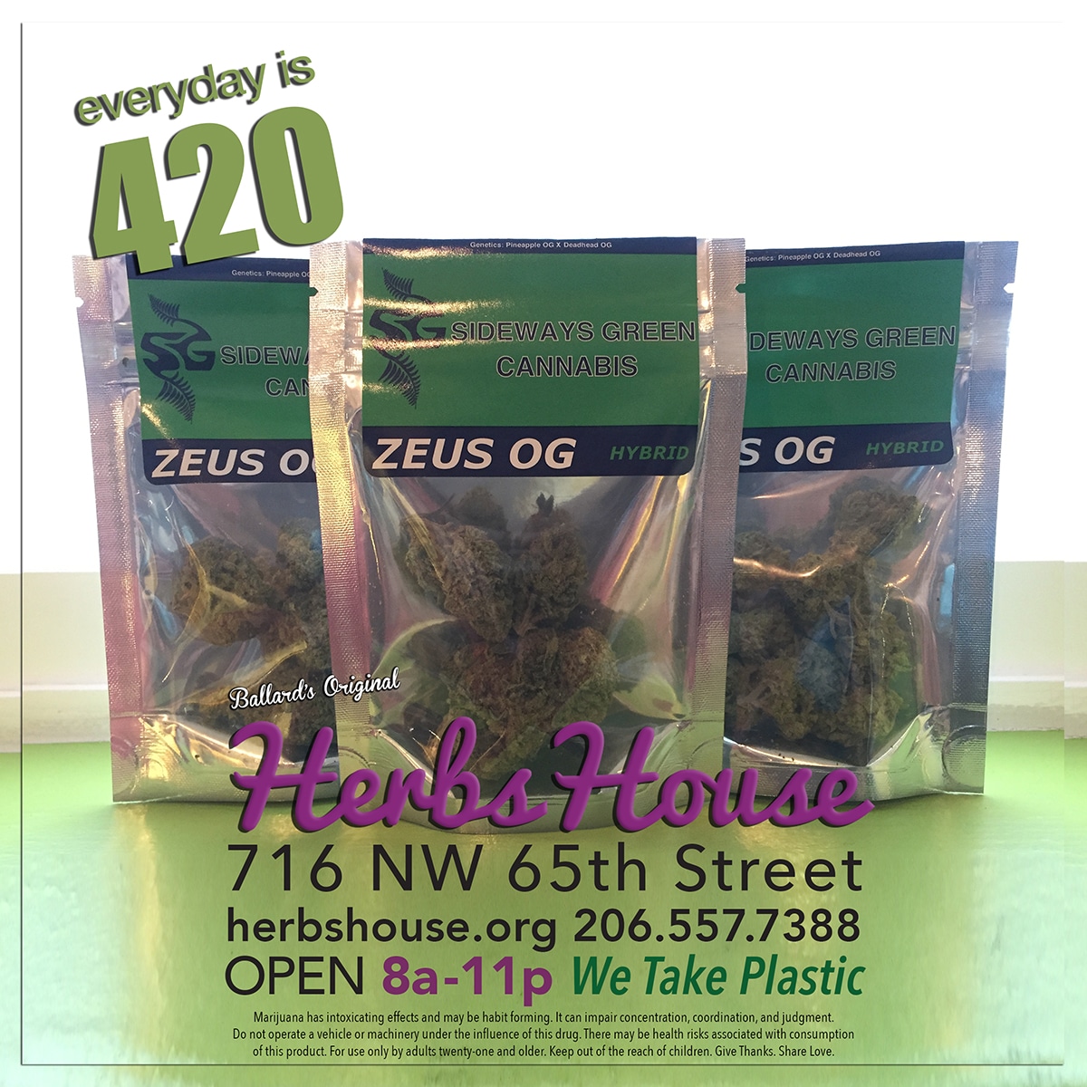 Herbs House I502 Marijuana in Ballard, Seattle