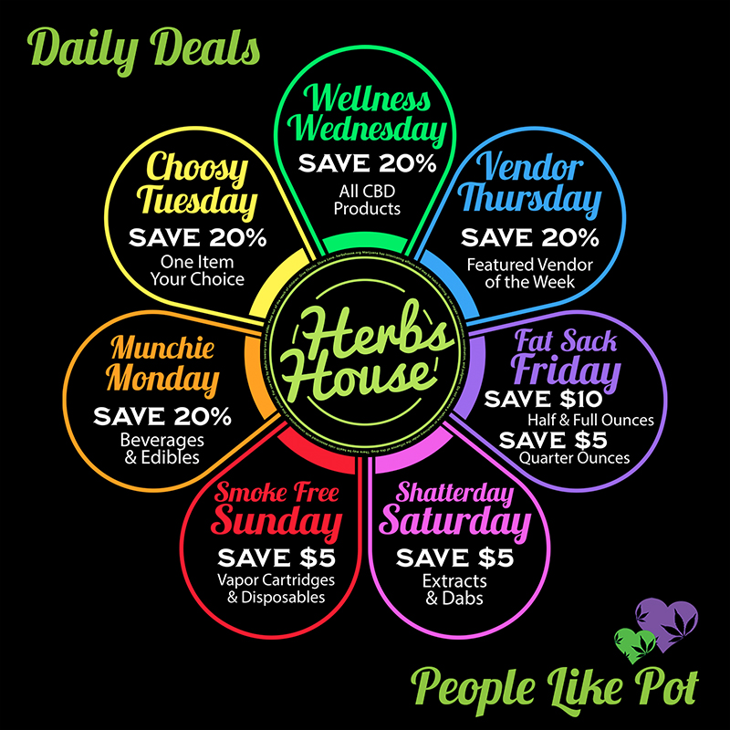 Daily Deals at Herbs House