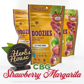 Doozies CBG and THC Strawberry Margarita Herbs House Green Revolution