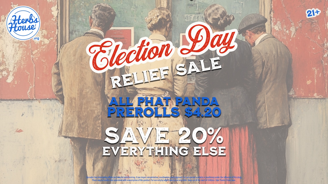 Election Day Relief Deals - SAVE 20% Storewide! Nov 5