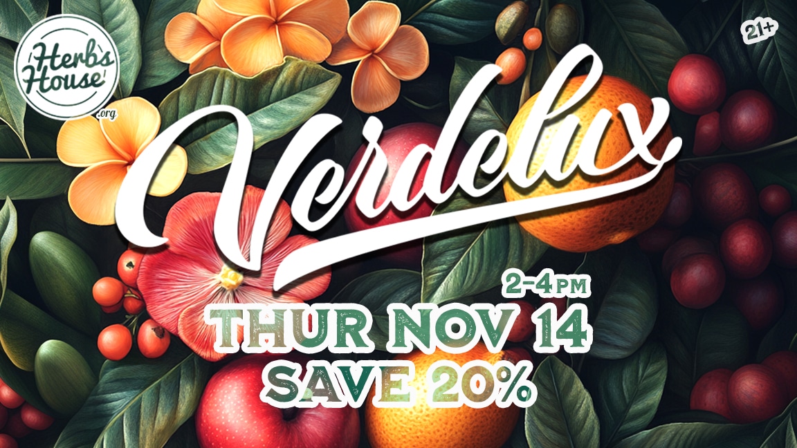 Verdelux Vendor Day at Herbs House in Ballard 11/14