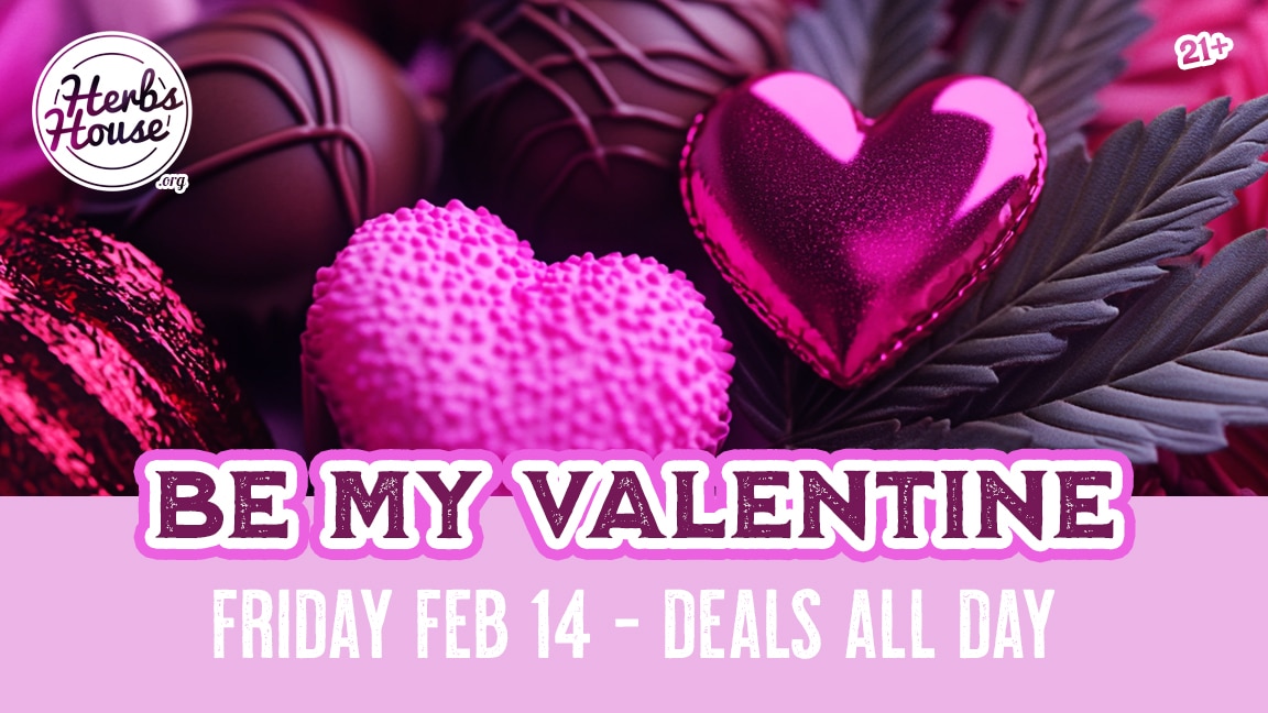 Valentines Day Deals Fri 2/14 at Herbs House