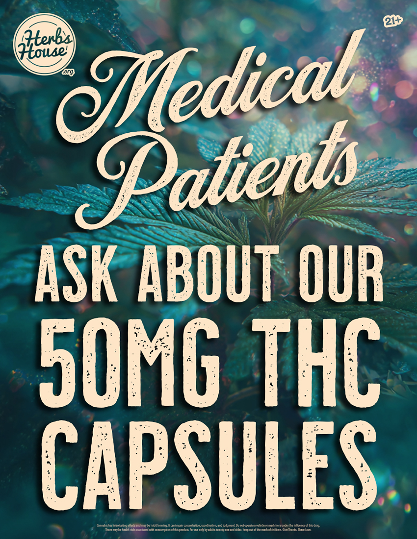 Medical Patients - 50mg THC Capsules