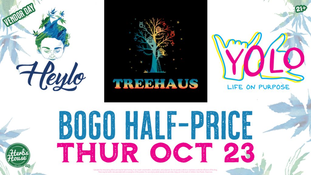 Treehaus Heylo YOLO Deals 10/23 at Herbs in Ballard