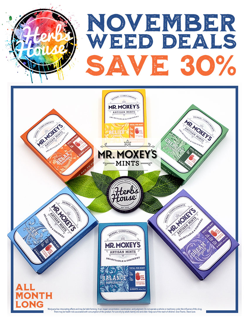 Mr. Moxey SAVE 30% All Month Long - November to Remember!