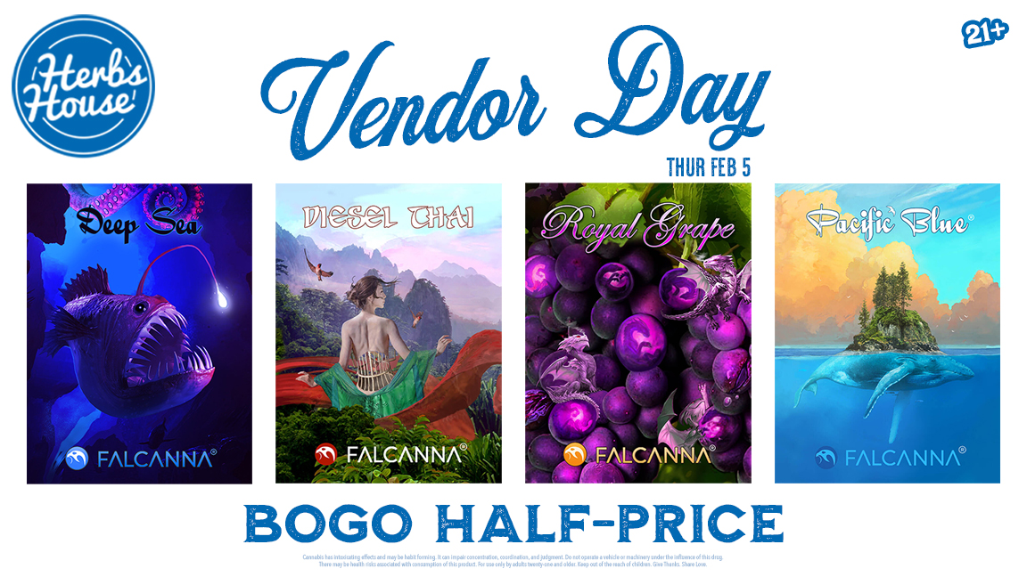 Falcanna BOGO Day, Herbs House Deals